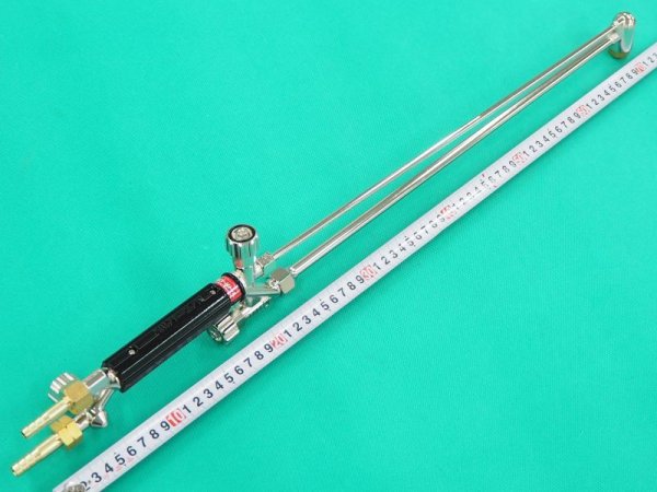 画像2: 中圧ゴールド・切断器 ロング(全長700mm) 本体のみ 別作品 小池酸素工業 (2)