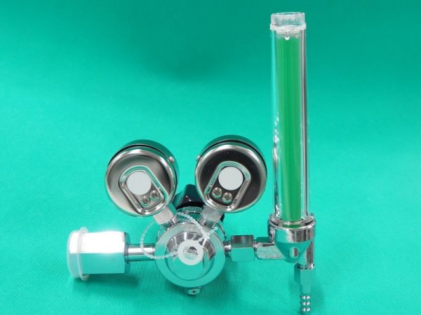 汎用小型圧力調整器 YR-90F ( 真鍮タイプ)流量計付 アルゴン用 汎用小型圧力調整器 YR-90F ( 真鍮タイプ)流量計付 アルゴン用