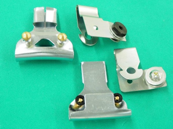 画像4: 自動遮光溶接面 ヘルメット取付金具 両端オス・メス 1組 IS-RG20S他用 育良精機 (4)