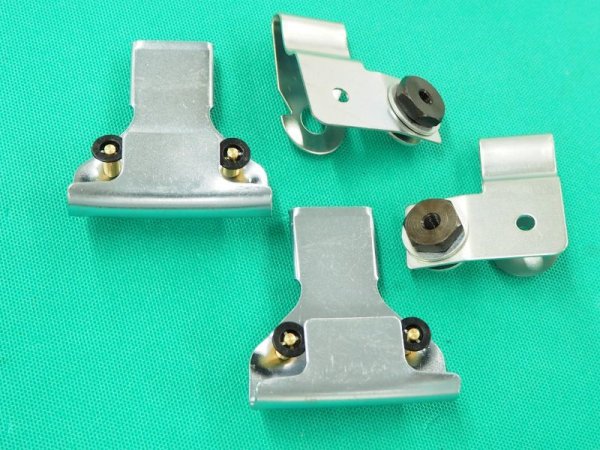 画像3: 自動遮光溶接面 ヘルメット取付金具 両端オス・メス 1組 IS-RG20S他用 育良精機 (3)