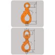 画像2: セルフロッキングフックPG (スイベル式） 大洋製器工業 (2)