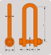 画像2: 強力長シャックルTSL（ボルト・ナットタイプ） 大洋製器工業 (2)