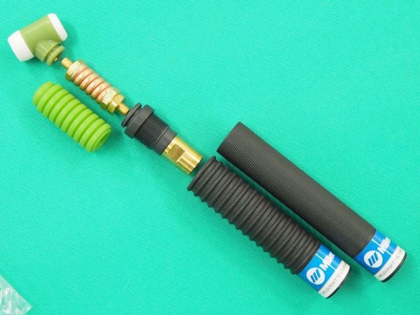 画像3: ウェルドクラフト200Aフレキシブルトーチヘッド5点セット WP200-1726CAF(ライトグリーン） (3)