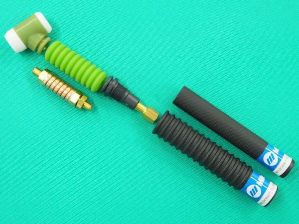 画像3: ウェルドクラフト 150Aフレキシブルトーチヘッド5点セット　WP150-1726CAF(ライトグリーン) (3)