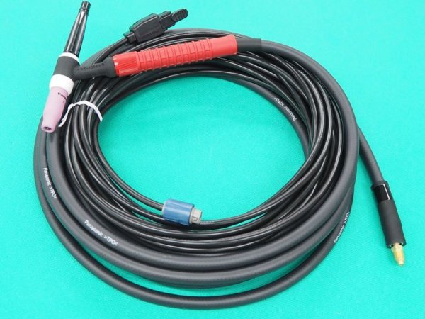 画像1: Panasonic 空冷TIGトーチ 150A-8m YT-15TS2TAD 200BL3(BL2) 専用トーチ (1)