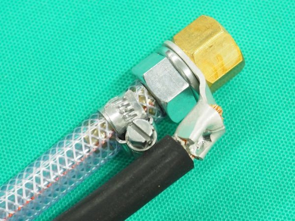 画像3: 新ダイワSTW201A用 150A TIGトーチパワーケーブル接続アダプター (ゴムカバー付) (3)