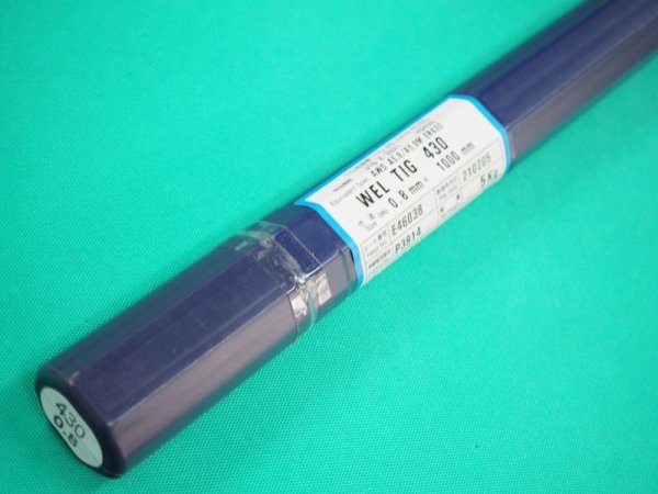 画像6: ステンレス鋼(ティグ材料)WEL TIG 430 5kg 日本ウエルディング・ロッド (6)