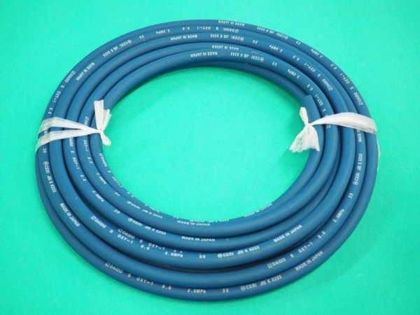 画像2: 溶断溶接用ゴムホース 酸素ホース 注文単位1m 6.8.9  (2)