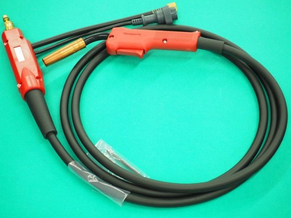 画像1: Panasonic 受注生産 ステンレスワイヤ用溶接トーチ 180A YT-18CSC4 3m (1)