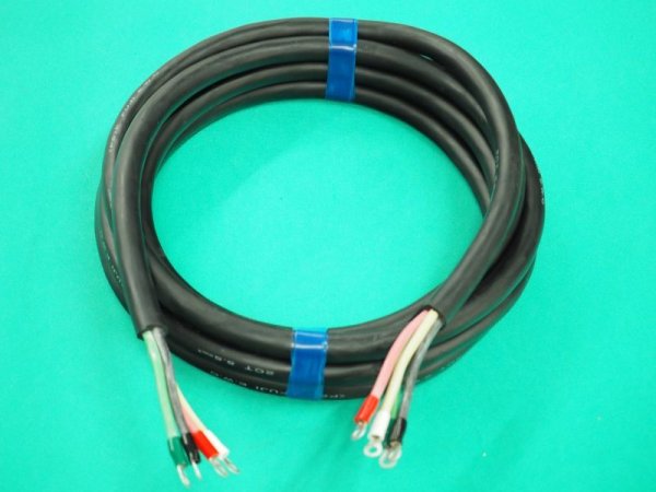 画像1: 電源ケーブル 2CT4×5.5(4芯-5.5mm2端子R5.5-6/R5.5-6付) (1)
