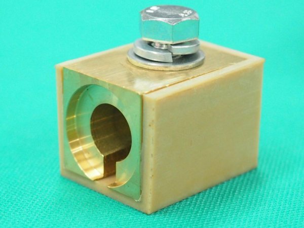 画像2: 溶接機用ゴールデンジョィント メスのみ(金色 ) 〜300A迄用 (2)