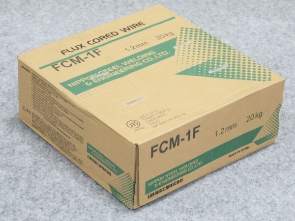 画像1: マグ材料(フラックス入りワイヤ) FCM-1F 1.2mm-20kg 日鉄溶接工業 (1)