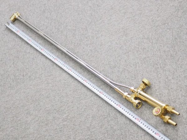 画像2: A号切断器 CT-02ロング（選択：全長600〜1000L） 火口なし AC用 高圧・低圧パイプ全ロウ付タイプ 阪口製作所 (2)