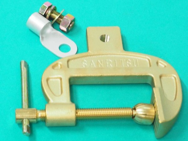 画像2: 溶接用アースクリップ　万力タイプ EC1000 三立電器 (2)