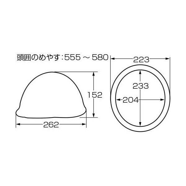 画像4: DIC 安全帽/ヘルメット MPA型PXE-MP式 ホワイト (4)