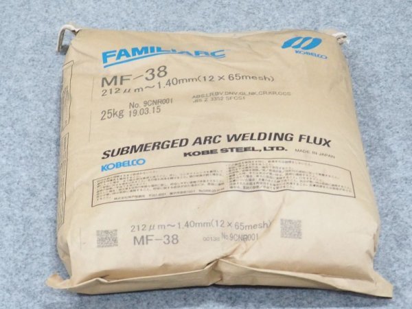 画像2: サブマージアーク材料 フラックス MF-38  12x65mesh 25kg 神戸製鋼所 (2)