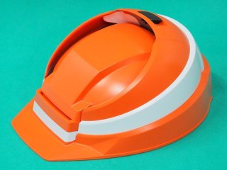 タニザワ 回転式ヘルメット Crubo O-1 オレンジ 収納袋/A4サイズ箱付