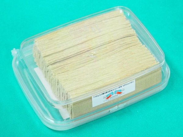 画像3: 特製筒型モップ4枚ヒレヒレ付 25枚入り(ステンレス焼け取り用)ケミカル山本 (3)