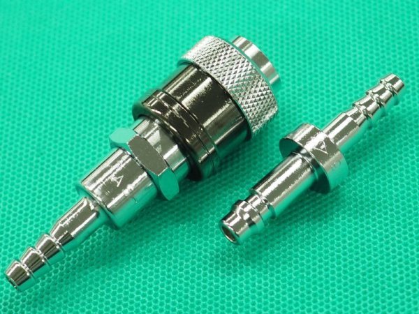 画像3: アポロコック 酸素用ホース中間用ソケット/プラグセット ASP-1  小池酸素工業 (3)