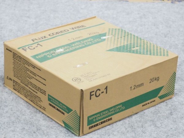 画像1: マグ材料(フラックス入りワイヤ)  FC-1  1.2mm-20kg 日鉄溶接工業 (1)