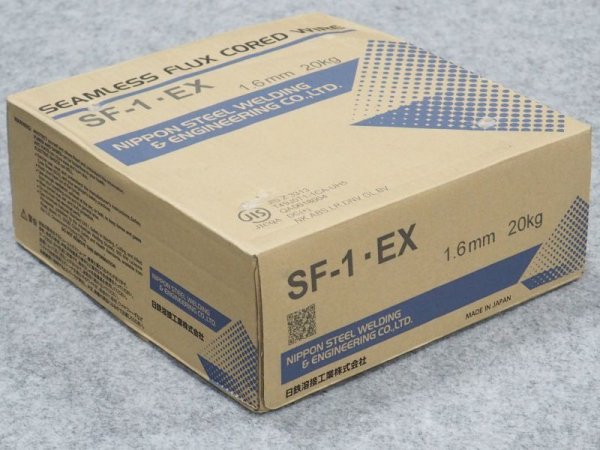 画像1: マグ材料(フラックス入ワイヤ) NSSW SF-1EX 1.6mm-20kg 日鉄溶接工業 (1)