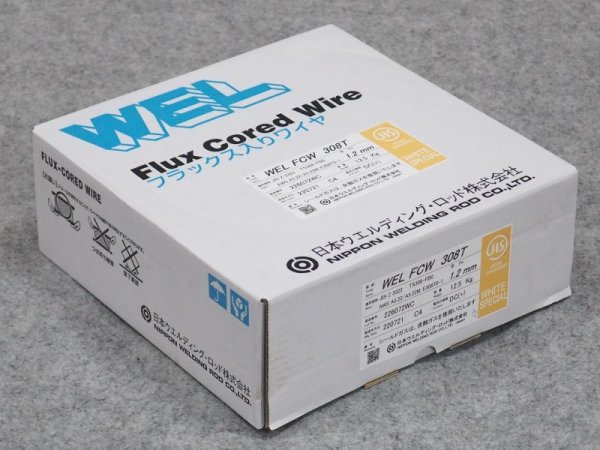 画像1: ステンレス鋼アーク溶接フラックス入りワイヤWEL FCW 308T 1.2mm-12.5 日本ウェルディング・ロッド (1)