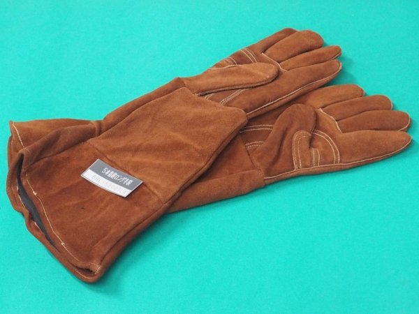画像1: 大中産業 超ロング手袋 BRL-53007LA ブラウン (1)