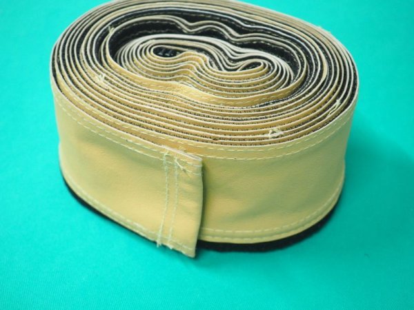 画像2: 豚革 ソフトレザー トーチカバー 75mm幅 マジックテープ式 TCL-3 (長さ選択) ウエルドテック (2)