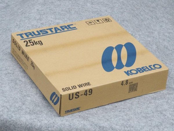 画像1: サブマージアーク材料 ワイヤ US-49  4.0mm 25kg 神戸製鋼所 (1)
