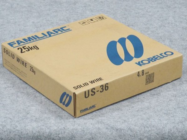 画像1: サブマージアーク材料 ワイヤ US-36  4.8mm 25kg 神戸製鋼所 (1)