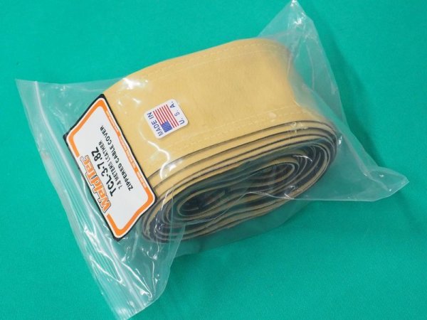 画像4: 豚革 ソフトレザー トーチカバー 75mm幅 ファスナー式 TCL-3 (長さ選択) ウエルドテック (4)