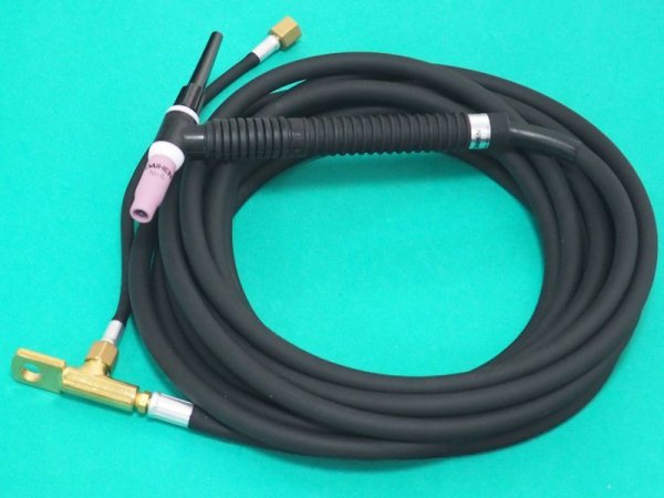 画像2: ダイヘン フレキシブル型空冷TIGトーチ 200A-8m AWF-2081 (2)