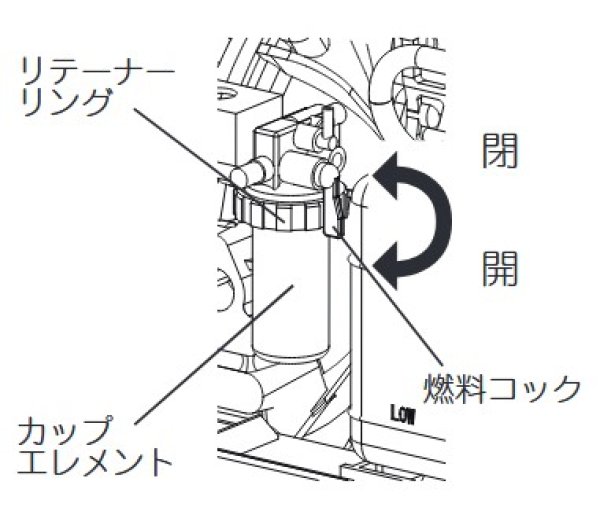 画像1: 新ダイワ DGW300M用 エレメント 16271-4356-2 (1)