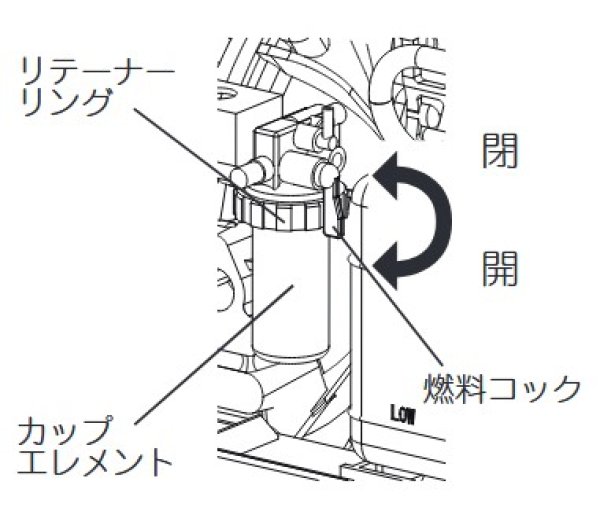 画像1: 新ダイワ DGW300M用 エレメント 16271-4356-2 (1)