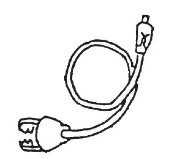 画像1: ダイヘン 純正 プラズマ切断機用 母材ケーブル 5m P6930Z01 M1500(C)/M3500(C)/M5500(C) 標準添付品 (1)