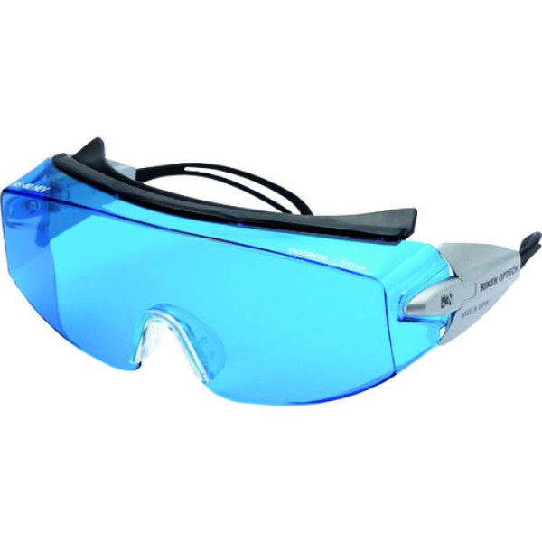 画像1: レーザー用一眼型保護眼鏡 メガネ併用可 RS-80 HEV 理研オプテック (1)