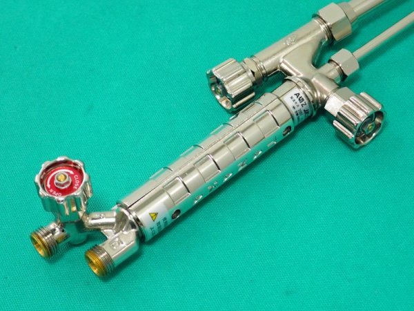 画像2: A号切断器Zノバック直頭 112ZA(火口付) アセチレン用 日酸TANAKA (2)