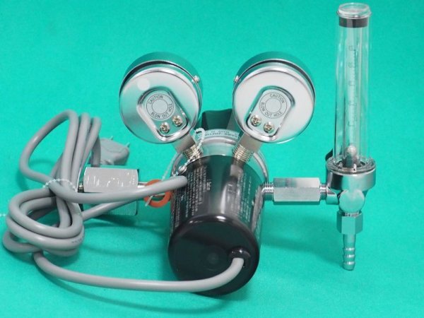画像3: 炭酸ガス用流量計付ヒータ内蔵圧力調整器 FCR-2501 ユタカ (3)