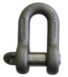 画像1: JISシャックルM級（捻じ込みタイプ・Ｕ字形）黒 SC-8（メッキなし） 大洋製器 (1)