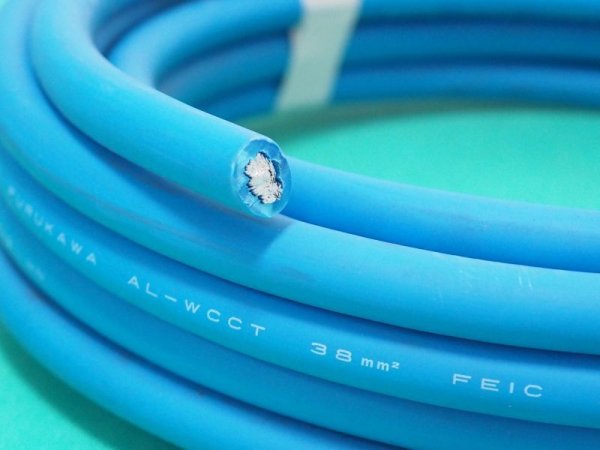 画像2: アルミ導体溶接用ケーブルAL-WCCT 38㎟ 10m20m30m選択 重さ従来比約半分 古河電工産業電線 (2)