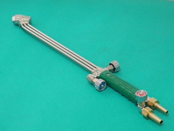 画像2: 中圧切断器 本体のみ ストロング-8 ミニ3段当り 長さ55cm( 別作) 頭45° バルブ式 千代田精機  (2)