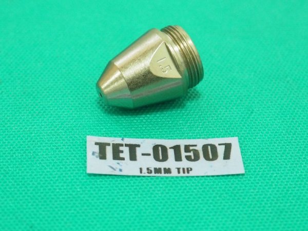 画像3: トーキン エアー プラズマ用部品 ショートチップ TET01507 80A (旧YT-085PCS用 現行TET01512互換) 5個 ATTC(American Torch Tip)  (3)