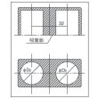 画像2: カネテック 永磁ホルダ ネオジム磁石 角形・ねじ穴あり KM-06S (2)