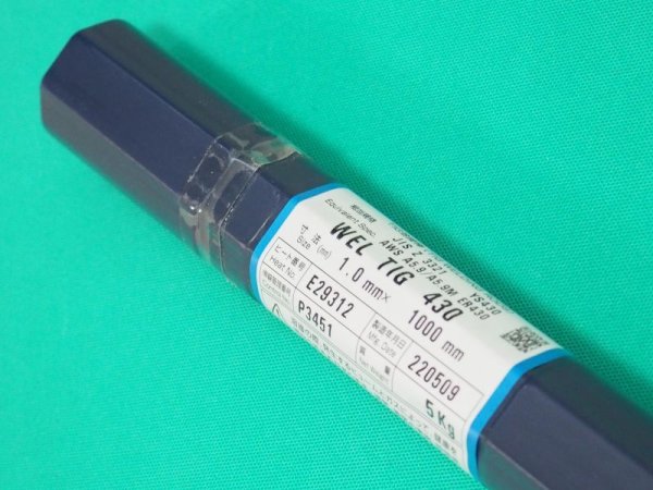 画像8: ステンレス鋼(ティグ材料)WEL TIG 430 5kg 日本ウエルディング・ロッド (8)