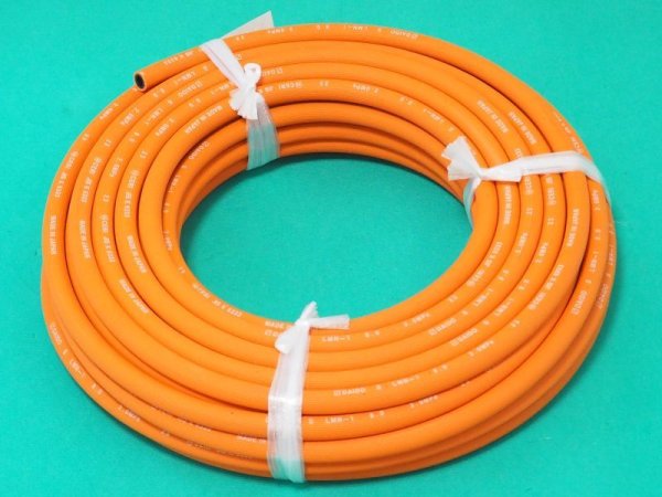 画像2: 溶断溶接用ゴムホース LPGホース 注文単位1m 6.8.9  (2)