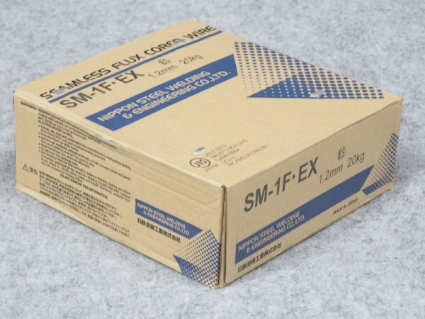 画像1: マグ材料(フラックス入ワイヤ) NSSW SM-1F・1EX 1.2mm-20kg 日鉄溶接工業 (1)