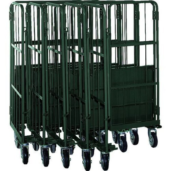 画像4: TRUSCO カゴ車 ハイテナー軽量型A 直進仕様 800X600X1700mm THT-1LA [462-3851] 運賃元払 （北海道・沖縄・離島は除く）  (4)