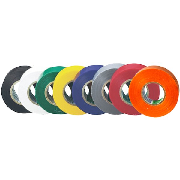 画像3: TRUSCO 脱鉛タイプビニールテープ 50mmX20m 4巻入り 白 GJ215020-W [207-3986] (3)