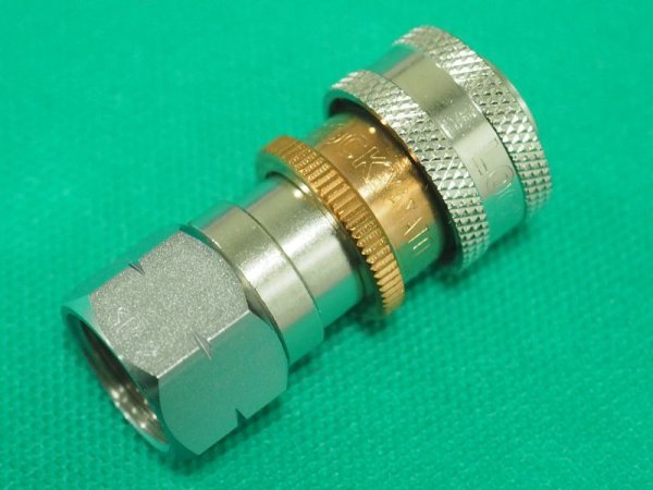 画像2: OKコック 調整器用 可燃性ガス用 ソケット SR-2ヤマト産業 (2)