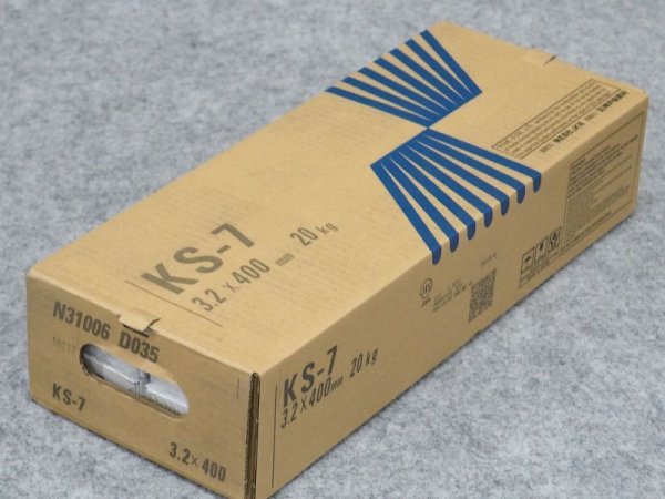 画像1: 軟鋼溶接棒 重要構造物の全姿勢用 KS-7 3.2/4.0mm20kg JKW (1)